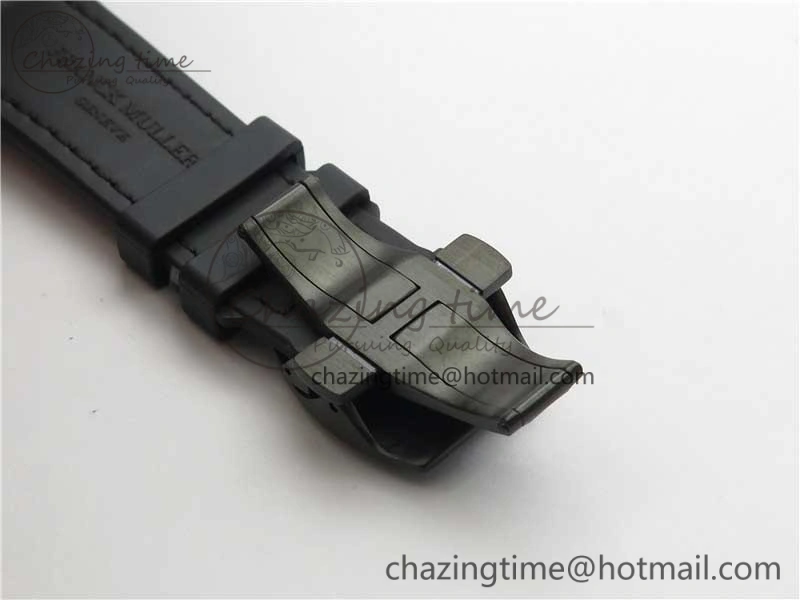 Vanguard V45 All Black DLC ZF 1:1 Best Edition Black Dial on Black Rubber Strap MIYOTA 9015