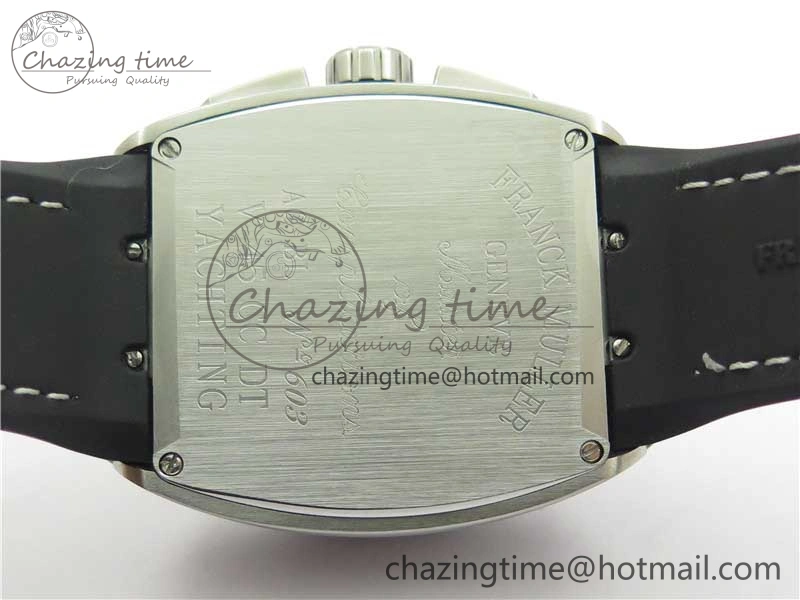 Vanguard V45 Chrono Brushed SS ABF Best Edition Black Dial on Rubber Strap A7750