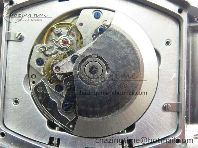 Vanguard V45 Chrono Brushed SS RG ABF Best Edition Gray Dial on Gummy Strap A7750