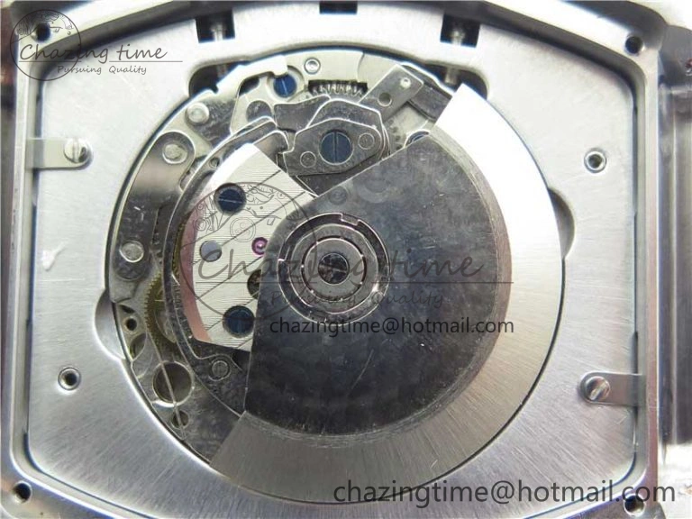 Vanguard V45 Chrono Brushed SS RG ABF Best Edition Gray Dial on Gummy Strap A7750