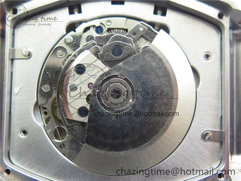 Vanguard V45 Chrono Brushed SS RG ABF Best Edition Gray Dial on Gummy Strap A7750