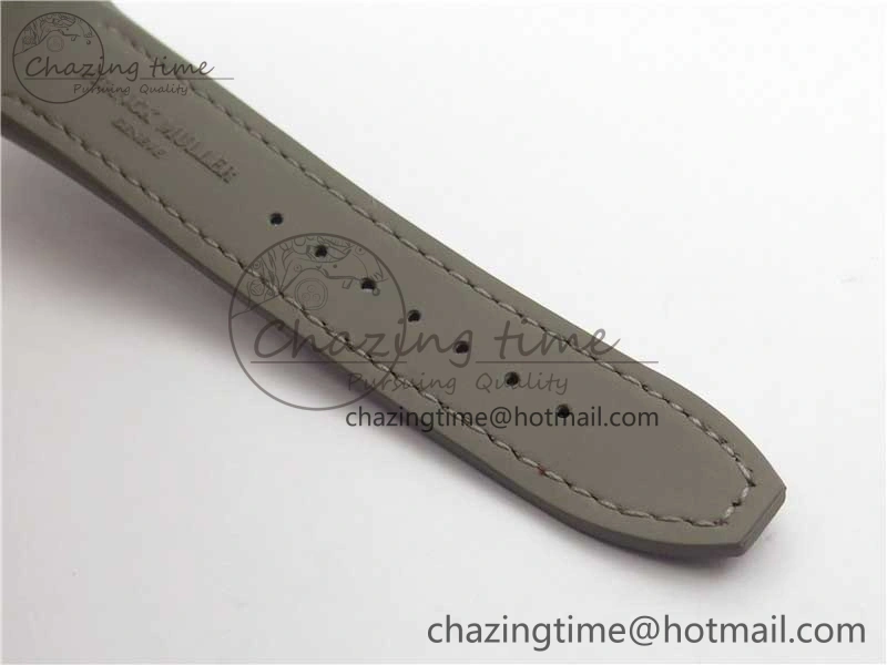 Vanguard V45 Chrono Brushed SS RG ABF Best Edition Gray Dial on Gummy Strap A7750