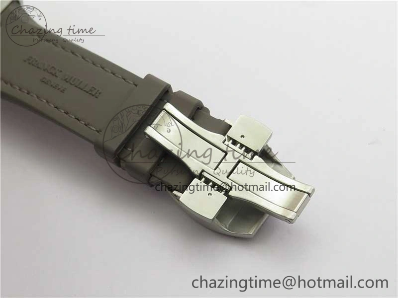 Vanguard V45 Chrono Brushed SS RG ABF Best Edition Gray Dial on Gummy Strap A7750