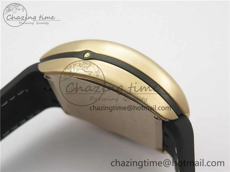 Vanguard V45 Chrono RG ABF Best Edition Black Dial on Rubber Strap A7750