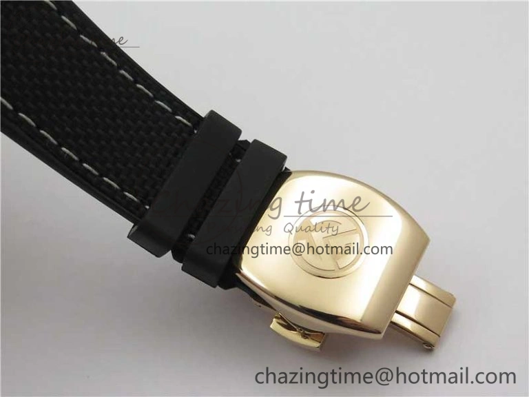Vanguard V45 Chrono RG ABF Best Edition Black Dial on Rubber Strap A7750