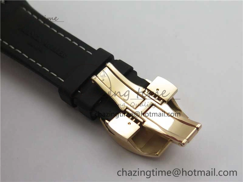 Vanguard V45 Chrono RG ABF Best Edition Black Dial on Rubber Strap A7750