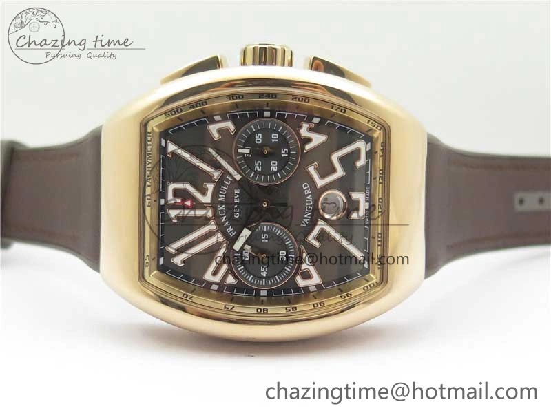 Vanguard V45 Chrono RG ABF Best Edition Gray Dial on Gummy Strap A7750