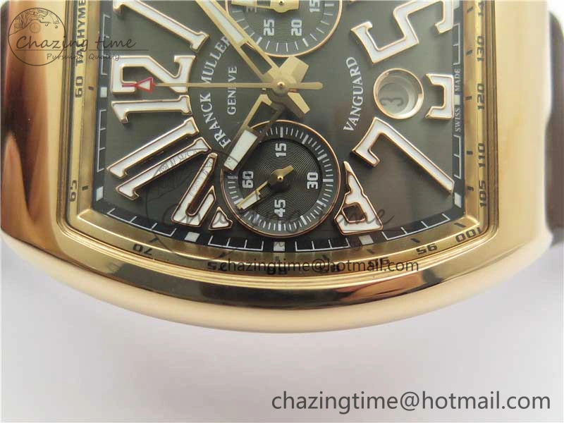 Vanguard V45 Chrono RG ABF Best Edition Gray Dial on Gummy Strap A7750