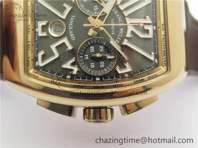 Vanguard V45 Chrono RG ABF Best Edition Gray Dial on Gummy Strap A7750