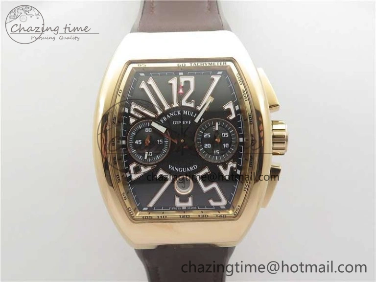 Vanguard V45 Chrono RG ABF Best Edition Gray Dial on Gummy Strap A7750