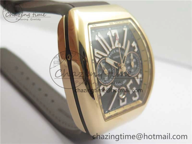 Vanguard V45 Chrono RG ABF Best Edition Gray Dial on Gummy Strap A7750