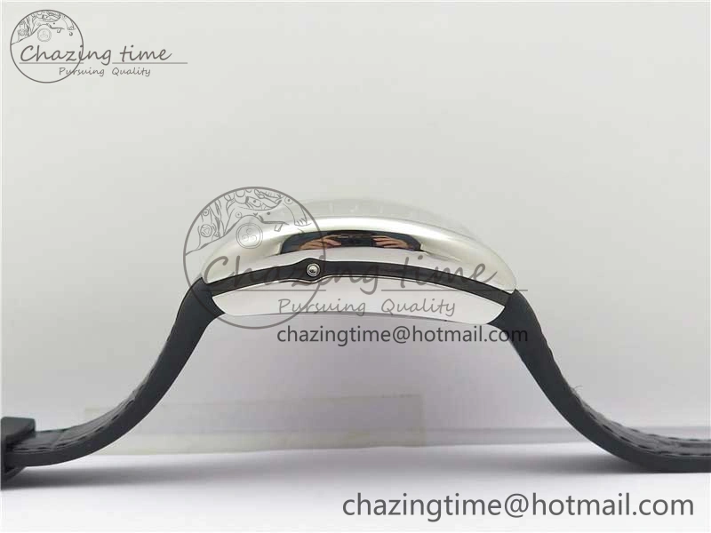 Vanguard V45 Chrono SS ABF Best Edition Black Dial on Leather Strap A7750