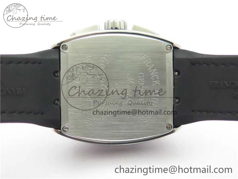 Vanguard V45 Chrono SS ABF Best Edition Black Dial on Leather Strap A7750