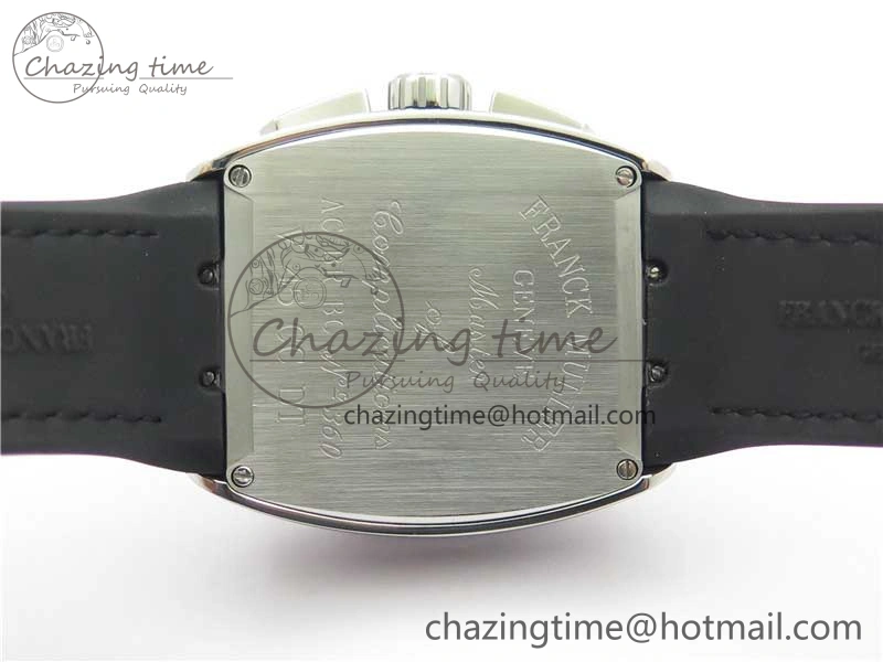 Vanguard V45 Chrono SS ABF Best Edition Black Dial on Leather Strap A7750