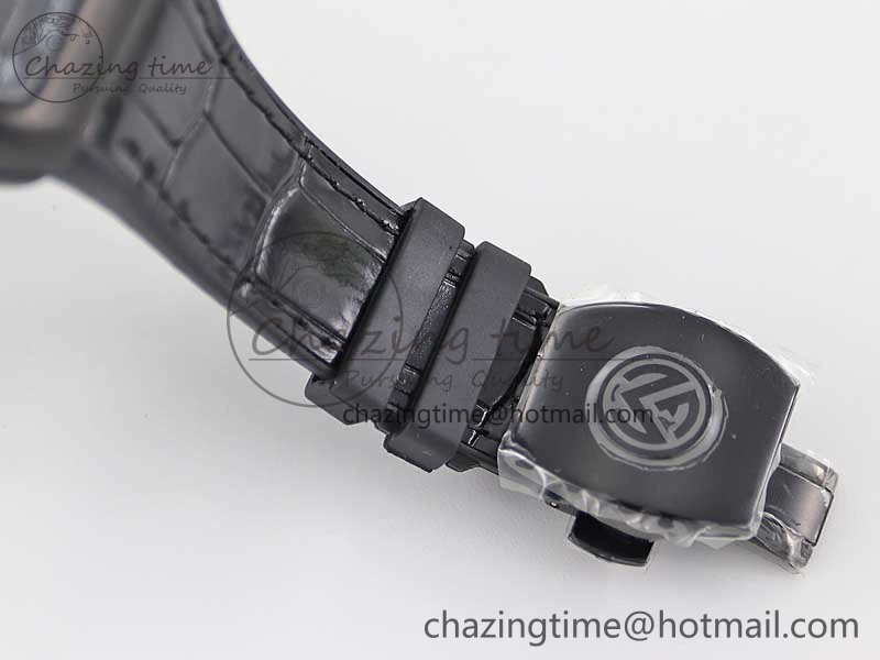 Vanguard V45 DLC ABF 1:1 Best Edition Black Textured Dial on Black Rubber Strap MIYOTA 9015