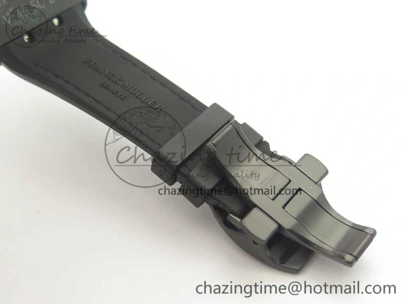 Vanguard V45 PVD Titanium TF 1:1 Best Edition Black Dial on Black Gummy Strap Black Stich A2892
