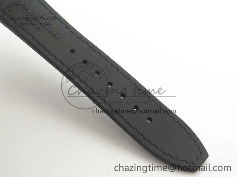 Vanguard V45 PVD Titanium TF 1:1 Best Edition Black Dial on Black Gummy Strap White Stich A2892