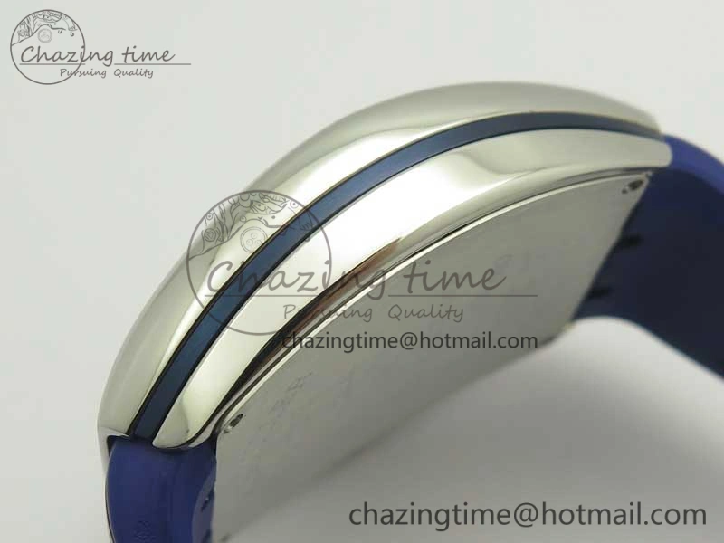 Vanguard V45 SS ABF Best Edition Blue Textured Dial on Blue Gummy Strap A2824