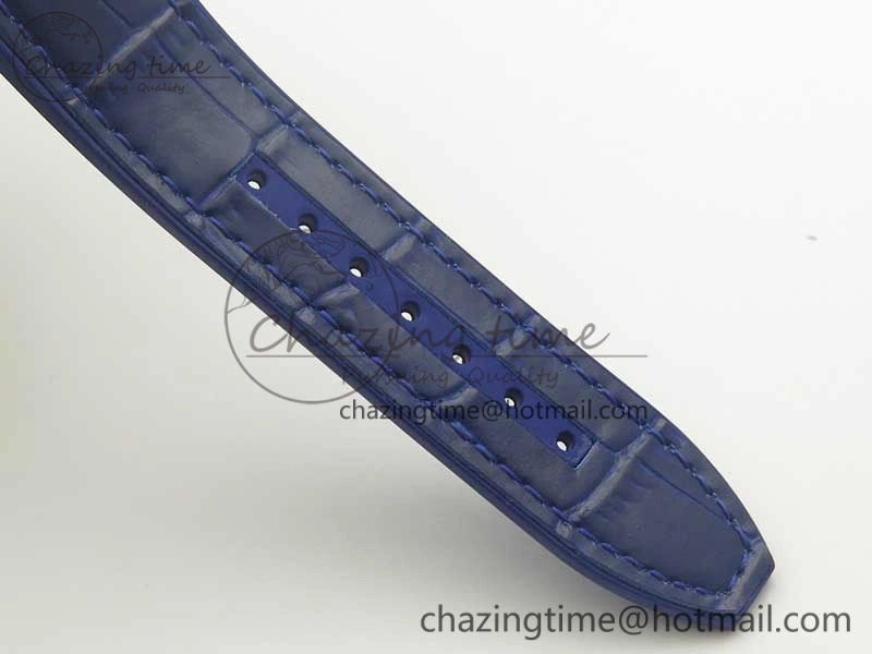 Vanguard V45 SS ABF Best Edition Blue Textured Dial on Blue Gummy Strap A2824
