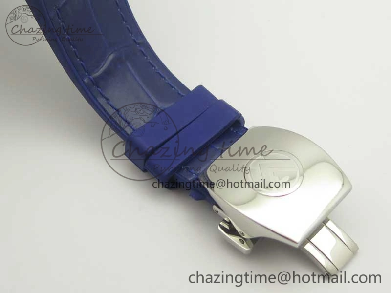 Vanguard V45 SS ABF Best Edition Blue Textured Dial on Blue Gummy Strap A2824