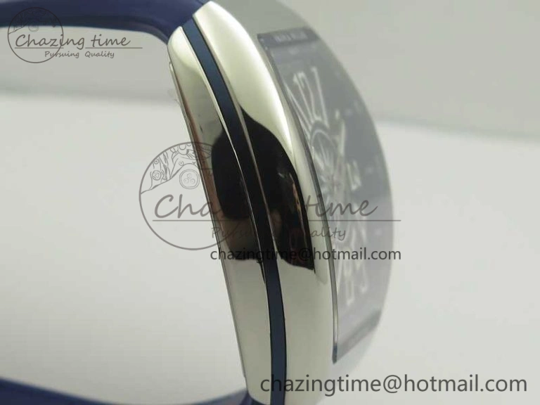 Vanguard V45 SS ABF Best Edition Blue Textured Dial on Blue Gummy Strap A2824