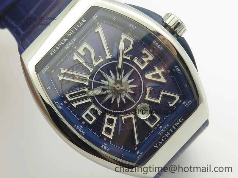Vanguard V45 SS ABF Best Edition Blue Textured Dial on Blue Gummy Strap A2824