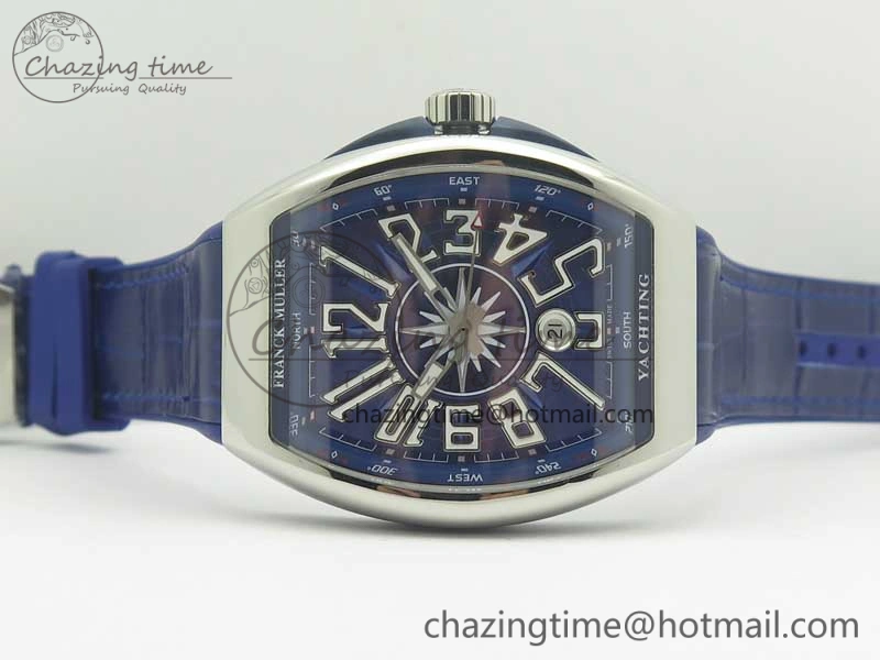 Vanguard V45 SS ABF Best Edition Blue Textured Dial on Blue Gummy Strap A2824