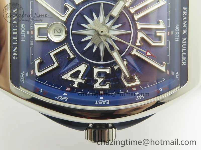 Vanguard V45 SS ABF Best Edition Blue Textured Dial on Blue Gummy Strap A2824