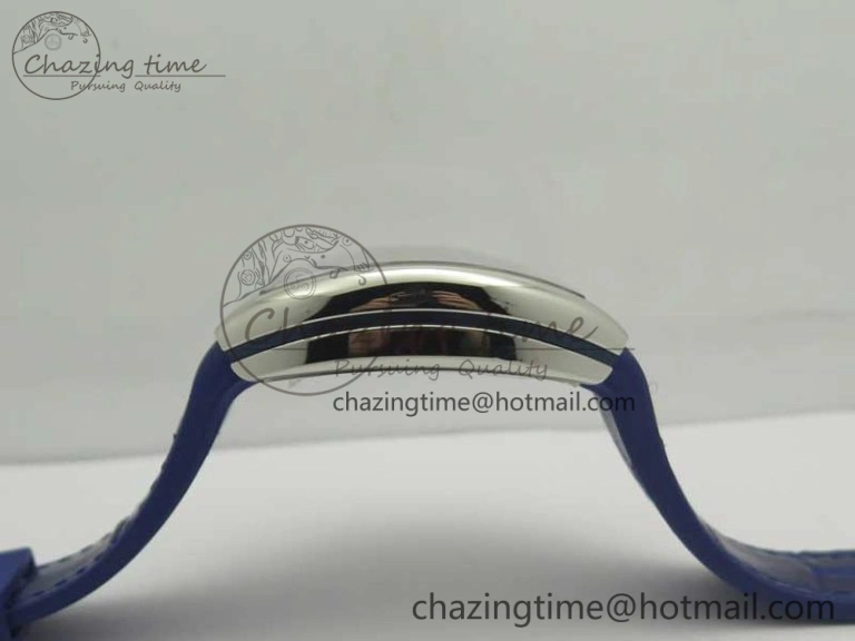 Vanguard V45 SS ABF Best Edition Blue Textured Dial on Blue Gummy Strap A2824