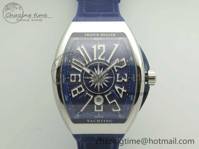Vanguard V45 SS ABF Best Edition Blue Textured Dial on Blue Gummy Strap A2824