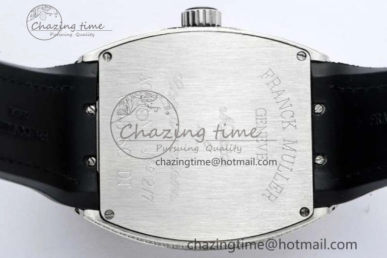Vanguard V45 SS ABF Best Edition Full Diamonds Dial on Black Leather Strap A2824