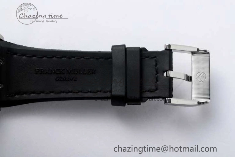 Vanguard V45 SS ABF Best Edition Full Diamonds Dial on Black Leather Strap A2824