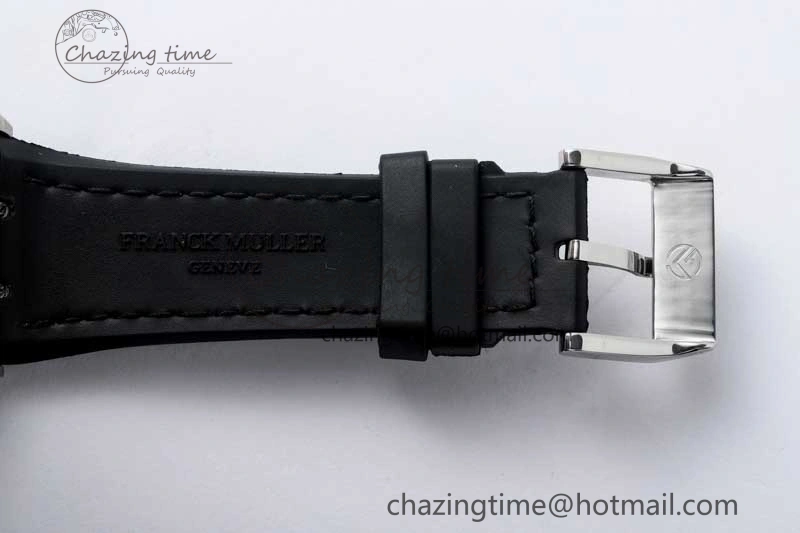Vanguard V45 SS ABF Best Edition Full Diamonds Dial on Black Leather Strap A2824