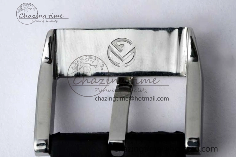 Vanguard V45 SS ABF Best Edition Full Diamonds Dial on Black Leather Strap A2824
