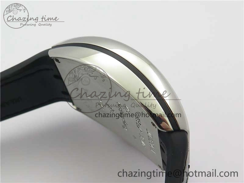 Vanguard V45 SS ZF Best Edition Black Textured Dial on Black Rubber Strap MIYOTA 9015
