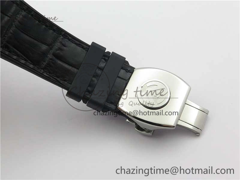Vanguard V45 SS ZF Best Edition Black Textured Dial on Black Rubber Strap MIYOTA 9015