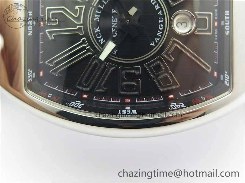 Vanguard V45 SS ZF Best Edition Black Textured Dial on Black Rubber Strap MIYOTA 9015