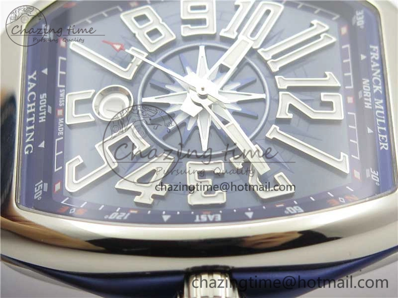 Vanguard V45 SS ZF Best Edition Blue Textured Dial on Blue Rubber Strap MIYOTA 9015
