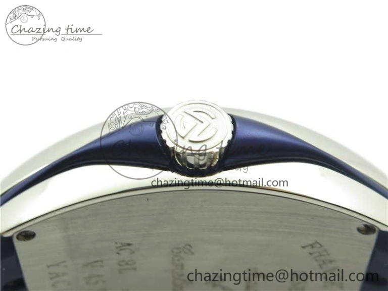 Vanguard V45 SS ZF Best Edition Blue Textured Dial on Blue Rubber Strap MIYOTA 9015