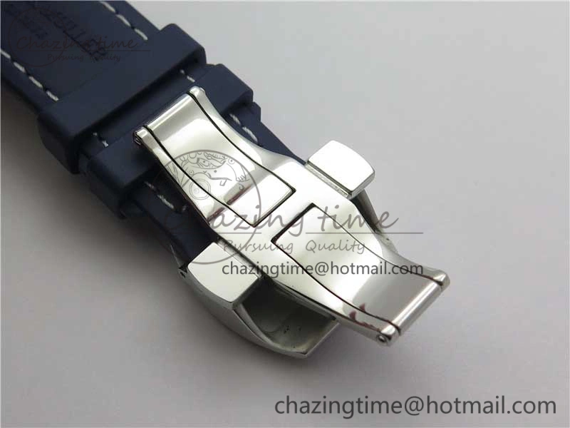 Vanguard V45 SS ZF Best Edition Blue Textured Dial on Blue Rubber Strap MIYOTA 9015