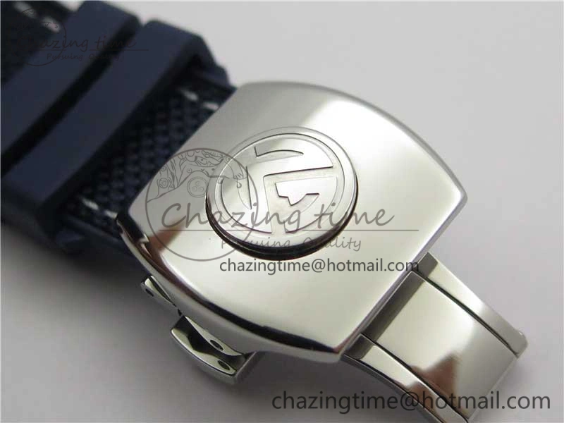 Vanguard V45 SS ZF Best Edition Blue Textured Dial on Blue Rubber Strap MIYOTA 9015