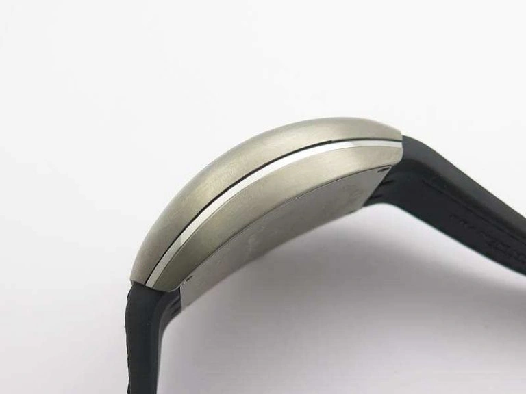 Vanguard V45 Ti TF 1:1 Best Edition Black Dial On Black Leather Strap A2892