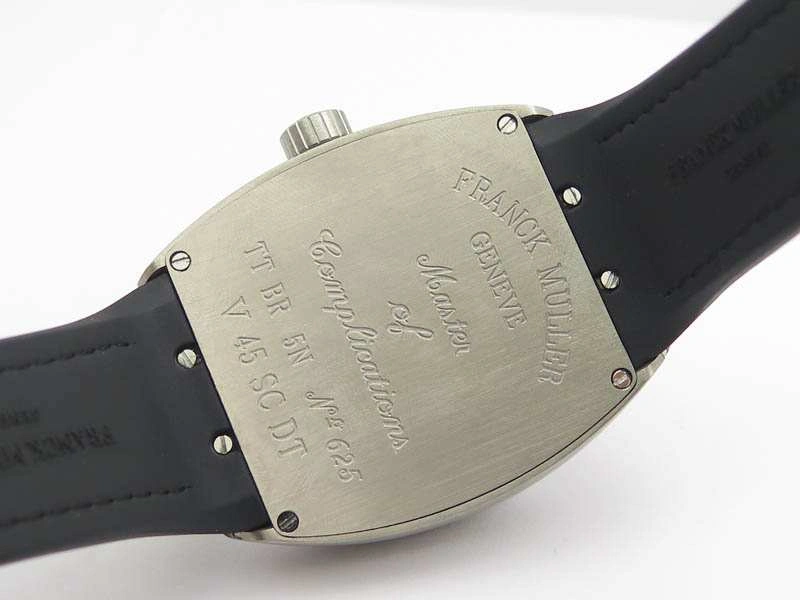 Vanguard V45 Ti TF 1:1 Best Edition Black Dial On Black Leather Strap A2892