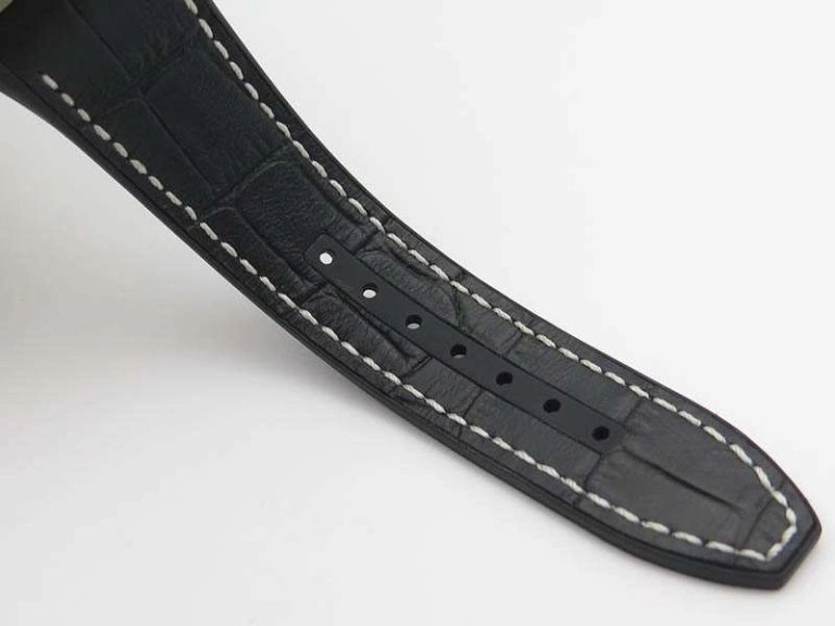 Vanguard V45 Ti TF 1:1 Best Edition Black Dial On Black Leather Strap A2892