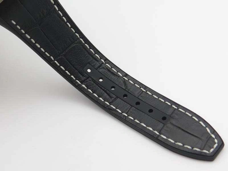 Vanguard V45 Ti TF 1:1 Best Edition Black Dial On Black Leather Strap A2892