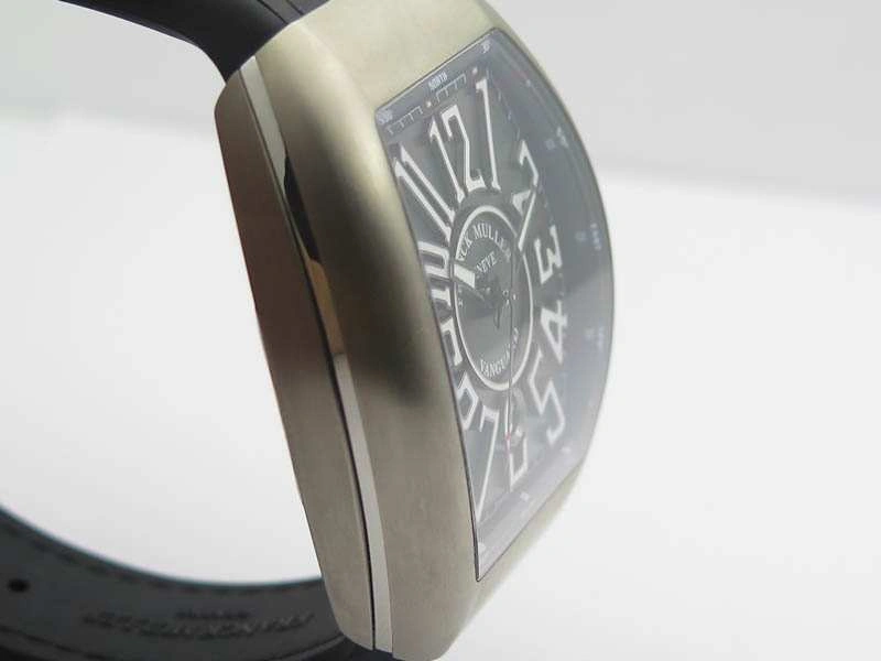 Vanguard V45 Ti TF 1:1 Best Edition Black Dial On Black Leather Strap A2892