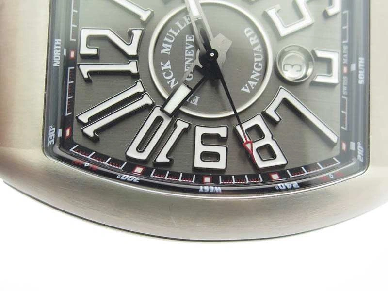 Vanguard V45 Ti TF 1:1 Best Edition Black Dial On Black Leather Strap A2892