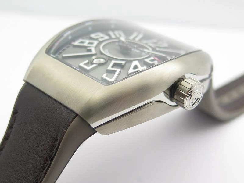Vanguard V45 Ti TF 1:1 Best Edition Gray Dial On Gray Gummy Strap A2892