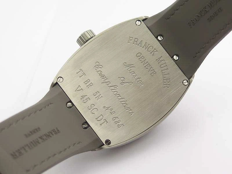 Vanguard V45 Ti TF 1:1 Best Edition Gray Dial On Gray Gummy Strap A2892
