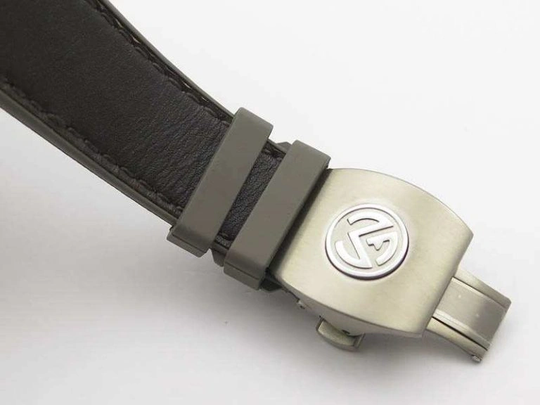 Vanguard V45 Ti TF 1:1 Best Edition Gray Dial On Gray Gummy Strap A2892